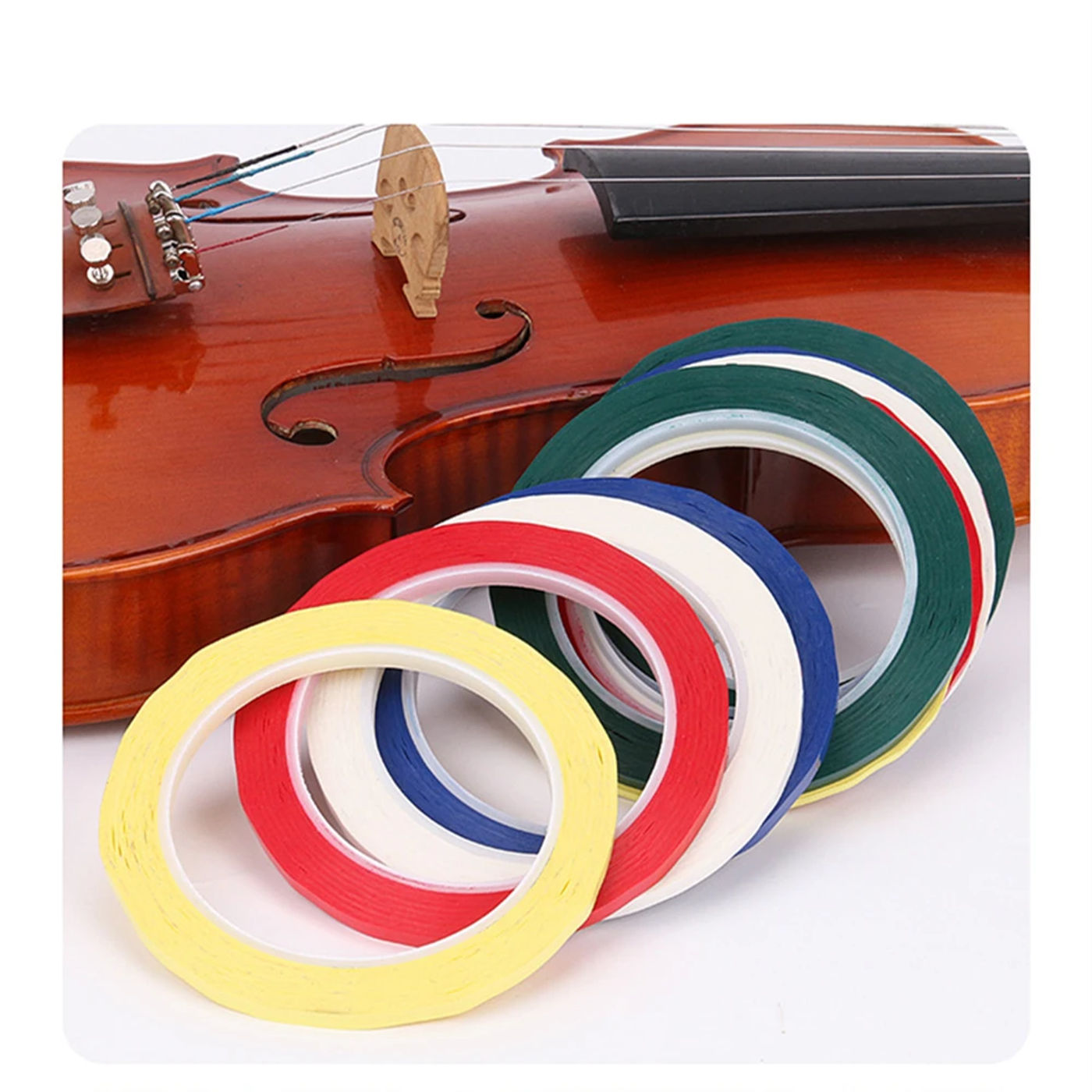 Description Picture 3 of item66m Violin Fingering Tape Hot Sale For Fretboard Positions Finger Guide Stickers Beginner Cello Instruments Part Accessories