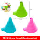 1pcs Silicone funnel