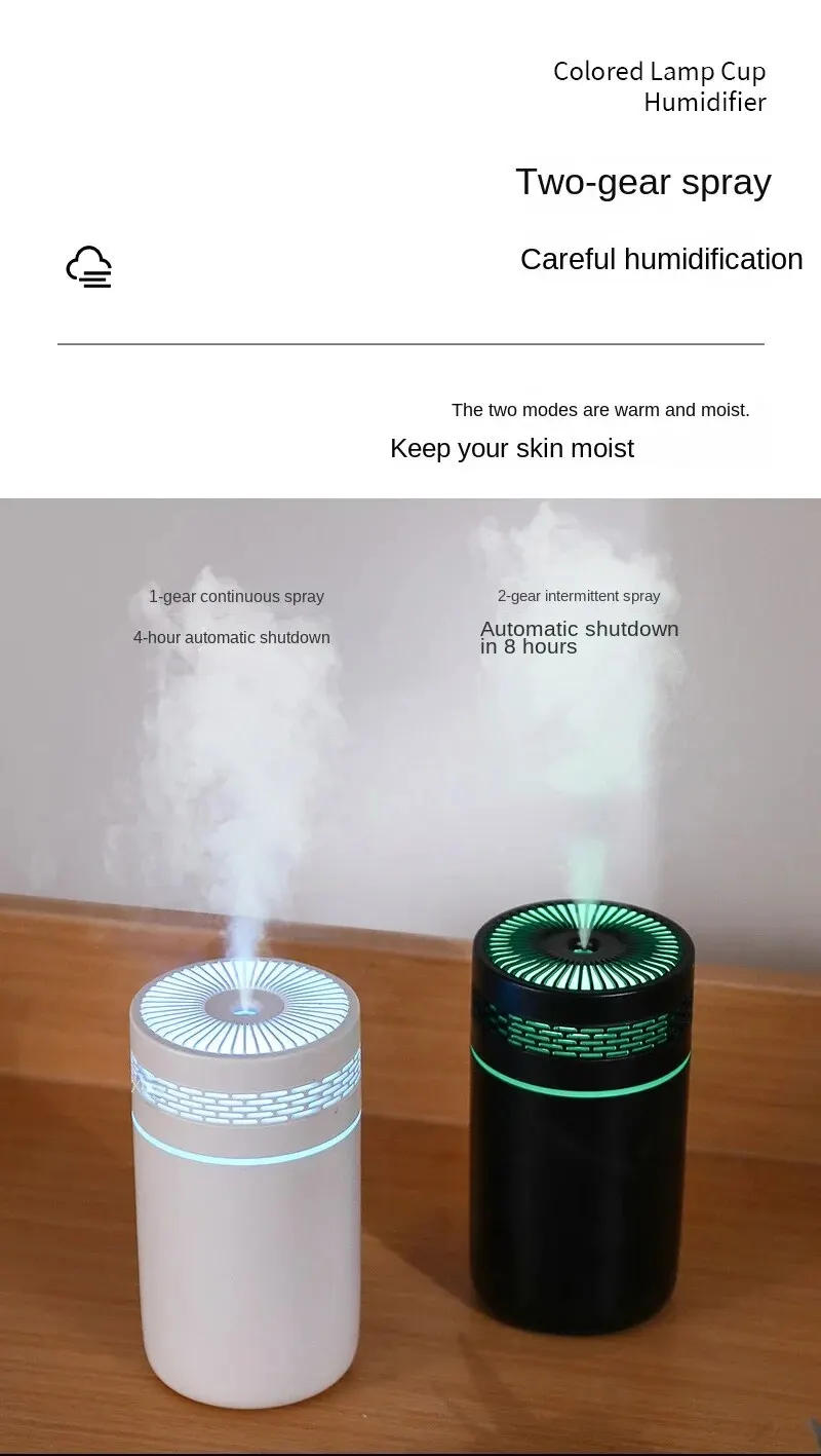 Description Picture 6 of itemCar Humidifier Mini Seven-Color Aroma Humidifier Car Air Purifier Small Atomizer Household Bedroom Water Supply