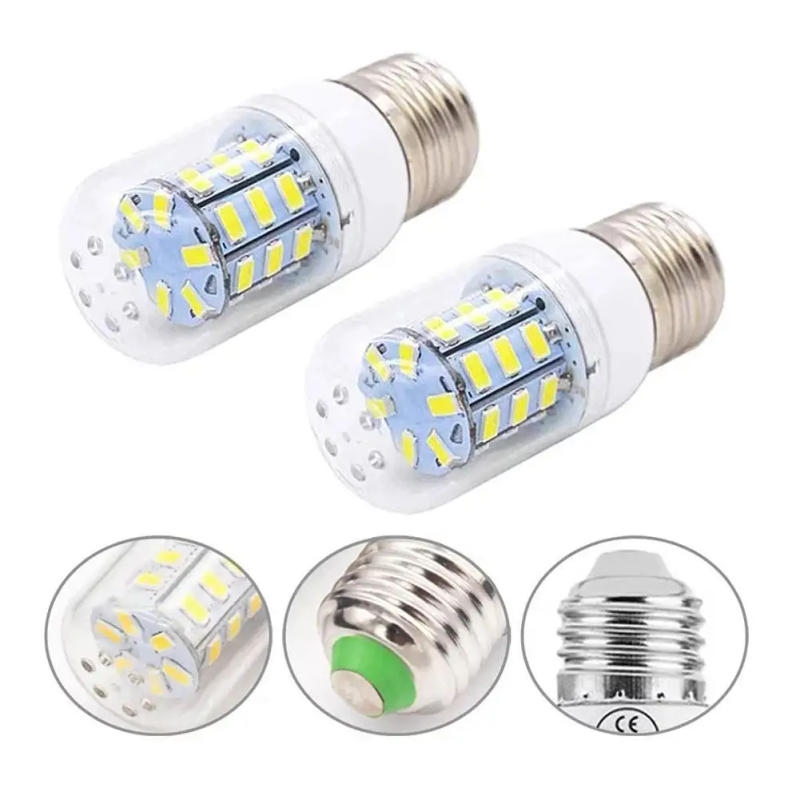 Description Picture 5 of itemE27 220V LED 5730 Corn Bulb 500LM true white 6000 Bayonet Chips Spotlight High Brightness Candle Lampada Replace 5W Halogen