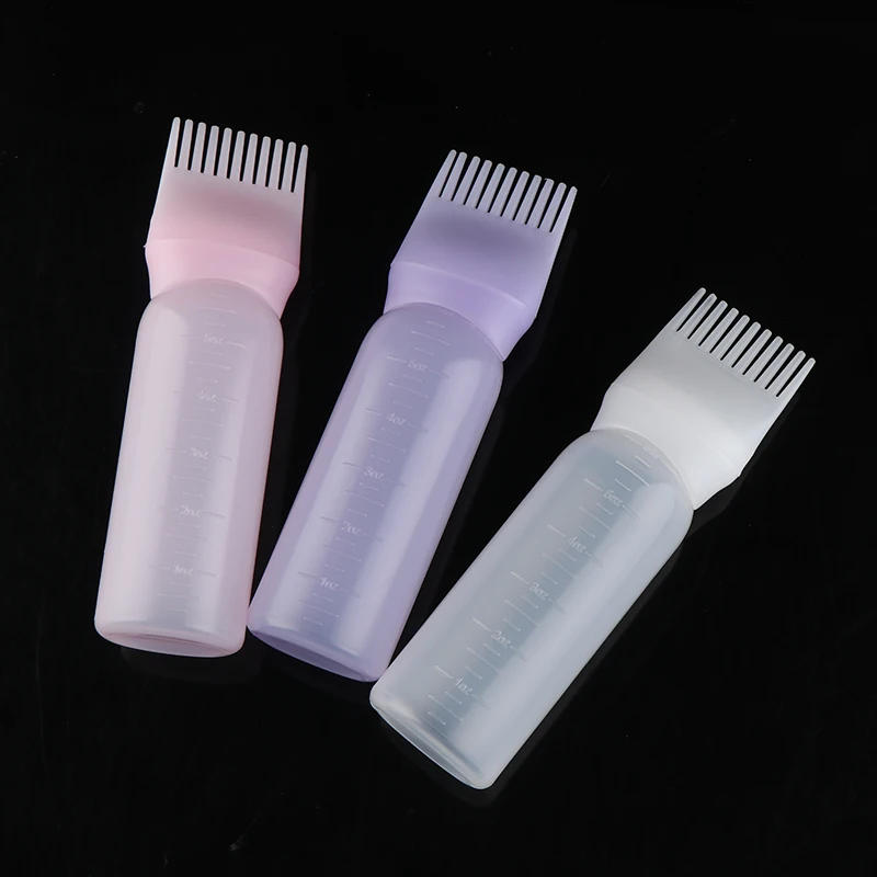 Description Picture 3 of itemHair Dye Applicator Dyeing Shampoo Bottle Oil Comb Hair Dye Bottle Applicator Tools Styling Tool Hair Coloring Brush Bottles