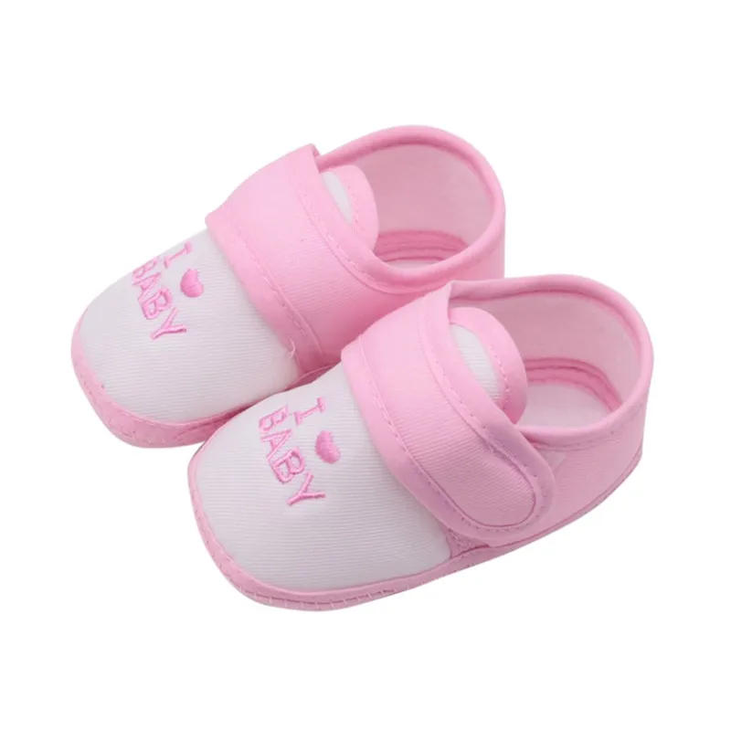 Description Picture 6 of itemBaby Letter Printed Two-color Patchwork Casual Shoes Baby Cotton Soft-soled Toddler Shoes 0-18 Months
