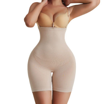 MISTHIN High Waist Control Panties Double Stap Shapewear For Women Seamless Safety Pants Waist Trainer Body Shaper Shorts