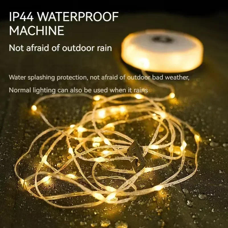 Description Picture 2 of itemLED Camping Lamp Strip Atmosphere 10M Length Waterproof Recyclable Light Belt Outdoor Garden Decoration Lamp for Tent Room