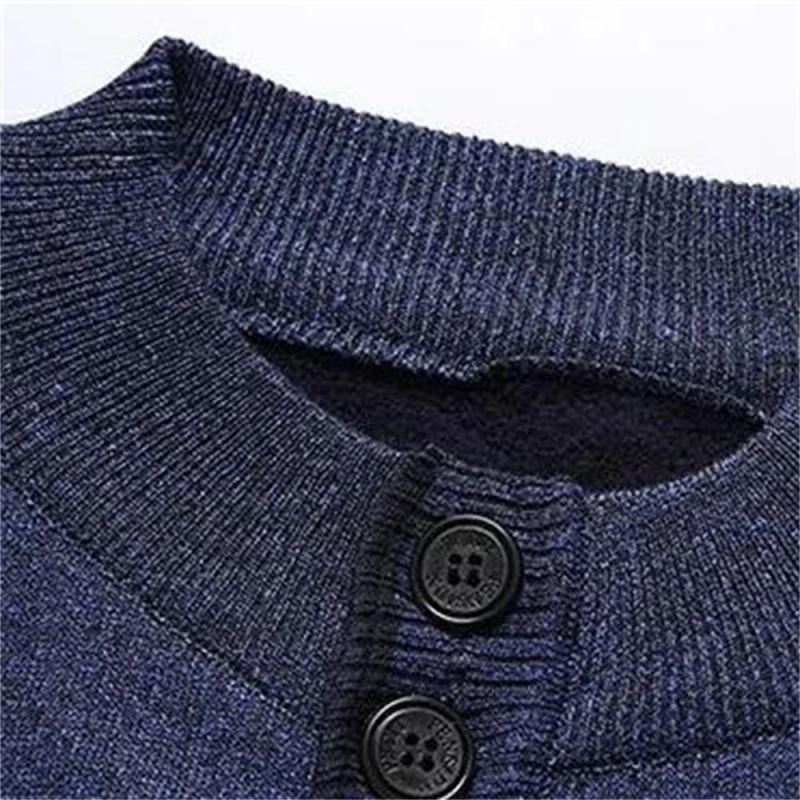 Description Picture 3 of itemNew Cardigan Sweaters Men Autumn Winter Thick Knitted Sweater Coats Causal Warm Knitted Cardigan Men Fashion Mens Clothing L-3Xl