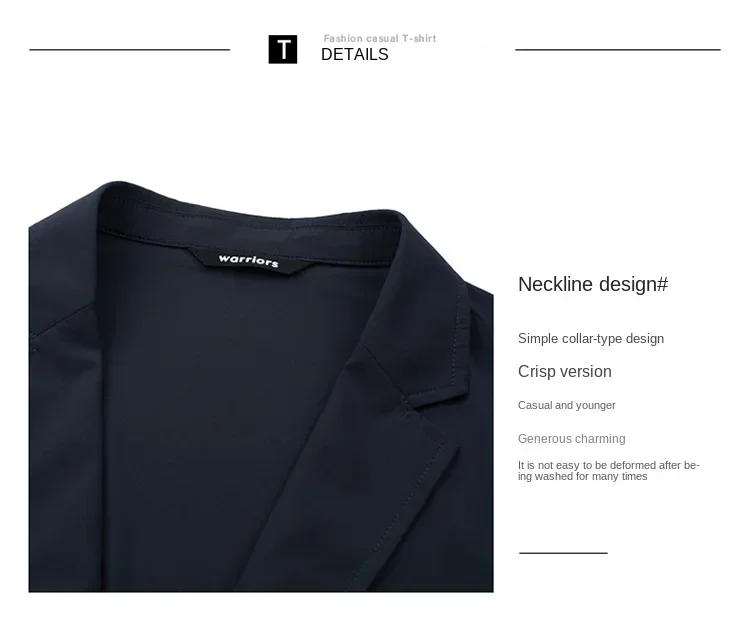 Description Picture 6 of itemMen's Suit Jacket Summer Ultra-Thin Breathable High Elastic Lightweight Ice Silk Sun Protection Casual Suit Jacket Men