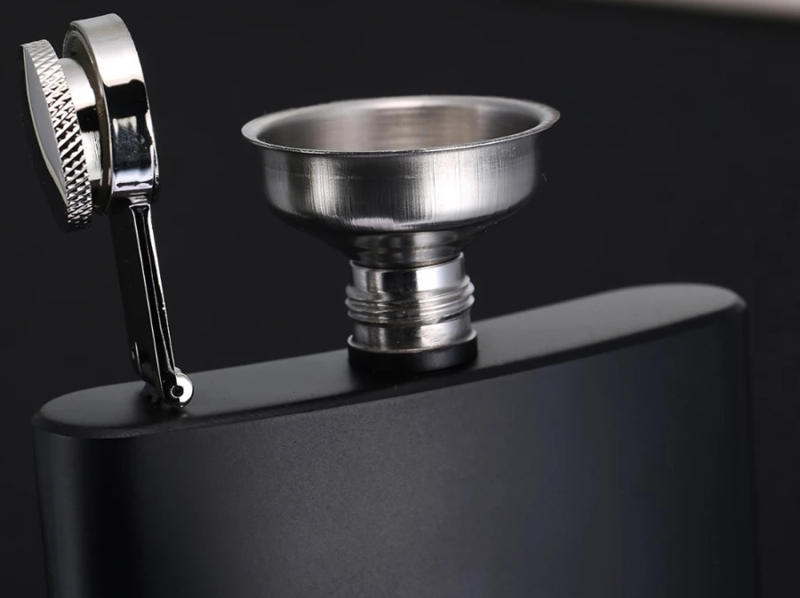 Description Picture 3 of item12oz Alcohol Hip Flask Stainless Steel Outdoor Portable Drinking Pocket Bottle Flask Wine Drinkware for Travel Camping