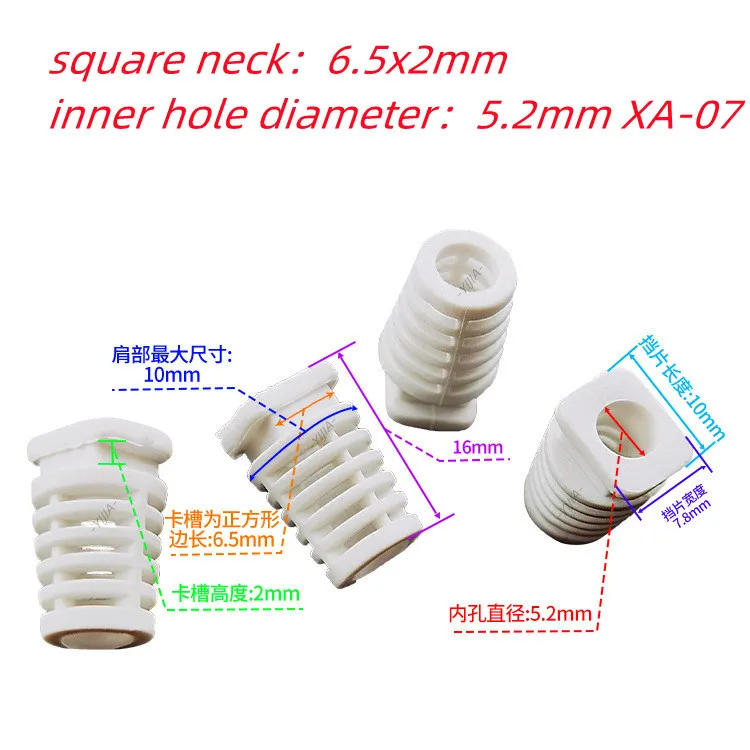 Description Picture 6 of item10pcs Cable Gland Connector Rubber Strain Relief Cord Boot Protector 4.6/5.2/6mm Wire Cable Sleeve Cellphone Charger Power Tool