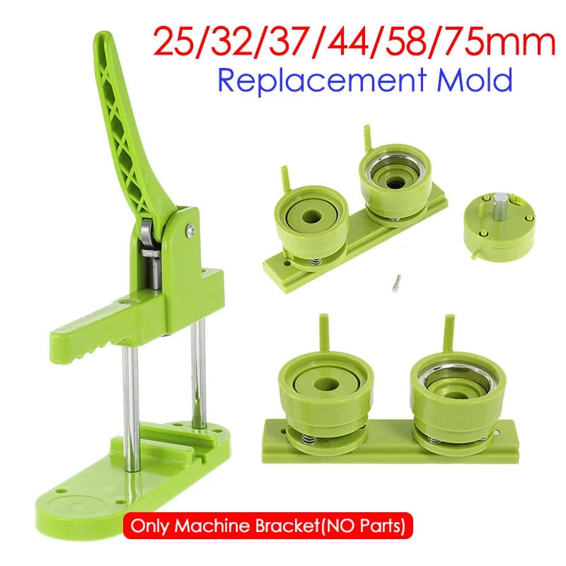 Description Picture 2 of item25/32/37/44/58mm Button Badge Maker Machine Mold Pin Badges Making Punch Press Machine Bracket for Art Handicrafts Badge Making