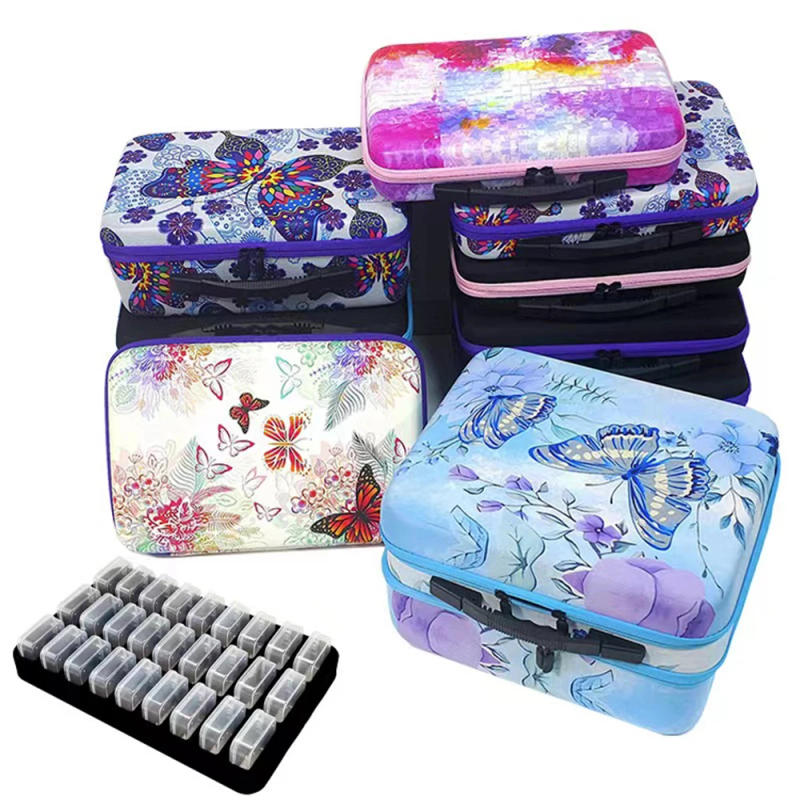 Description Picture 3 of itemDiamond painting accessories storage box for beads storage box art tool accessories cross stitch storage kit painting works 5d