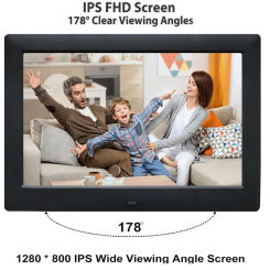10 inch Screen LED Backlight HD IPS 1280*800 Digital Photo Frame Electronic Album Picture Music Movie Full Function Good Gift