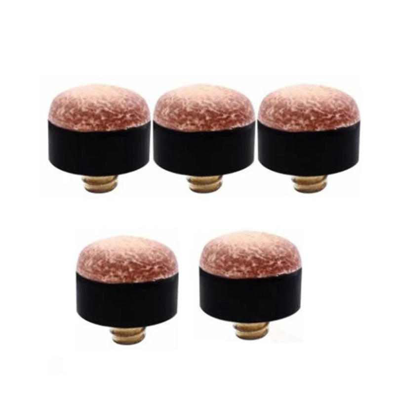 Description Picture 2 of item5/10Pcs Screw In Cue Tips Snooker Pool Billards Tip Head Parts Economic Pool Table Club Snooker Pool Cue Accessories Red Leather