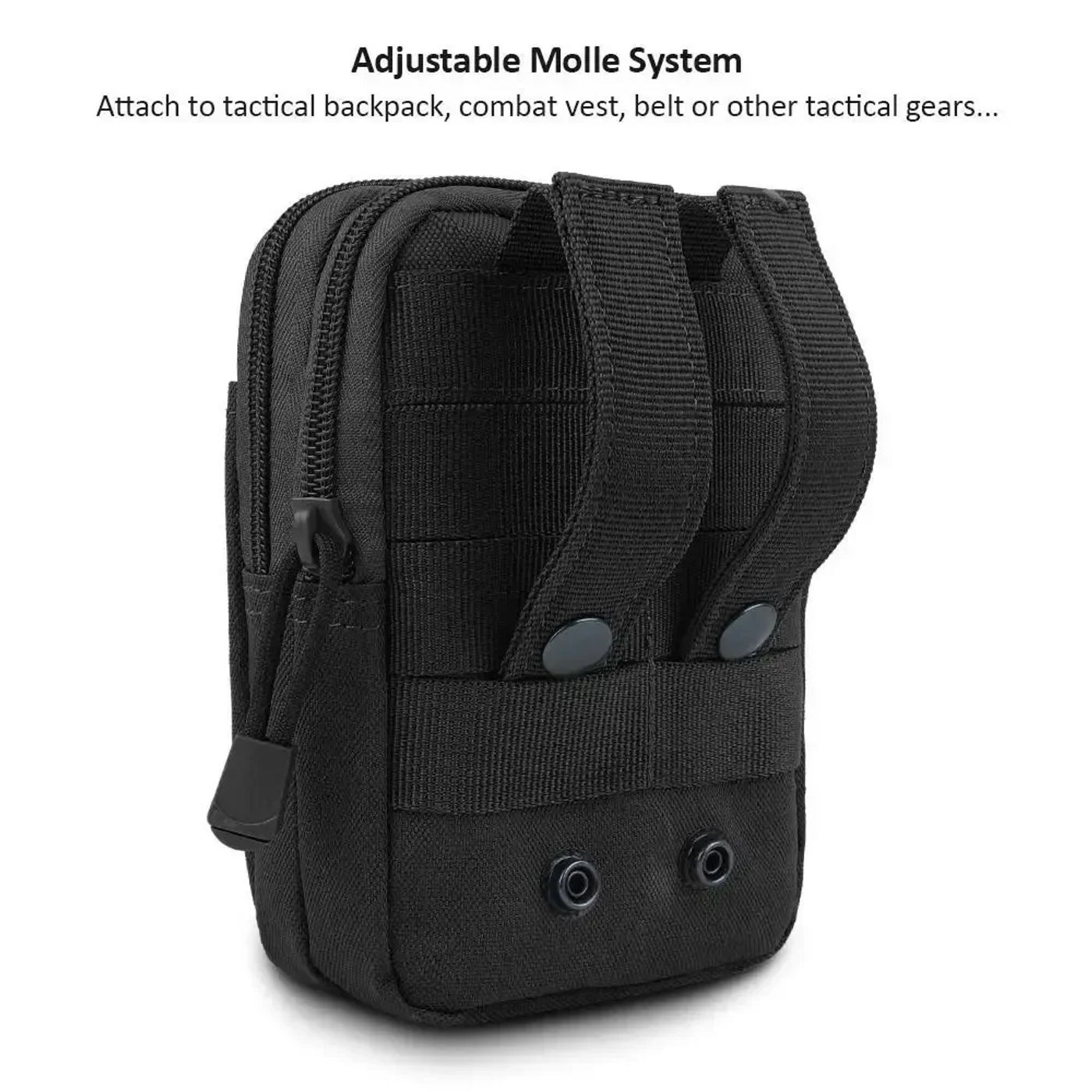 Description Picture 5 of itemB2 Men's Versatile Waist Pack Small Pocket Portable Survival Kit for Outdoor Sports Travel Camping and Hunting