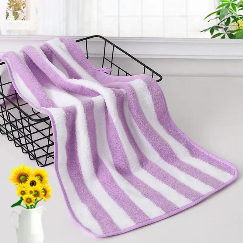 Description Picture 3 of item70*35cm Thickened Face Towel Absorbent Pure Hand Wash Face Bath Soft Microfiber Towel Bathroom Home Hotel Adult Towels Cleaning