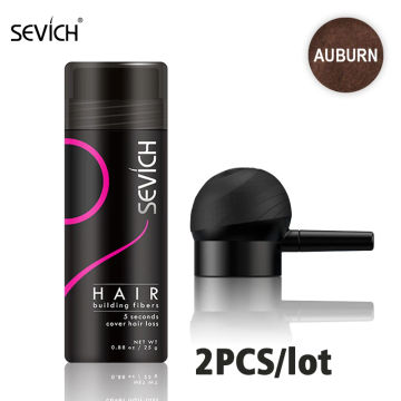 10 Color Africa Hair Building Fiber Powder Spray Keratin Instant Salon Regrowth Powder Anti-Hair Loss Hair Growth Product Sevich