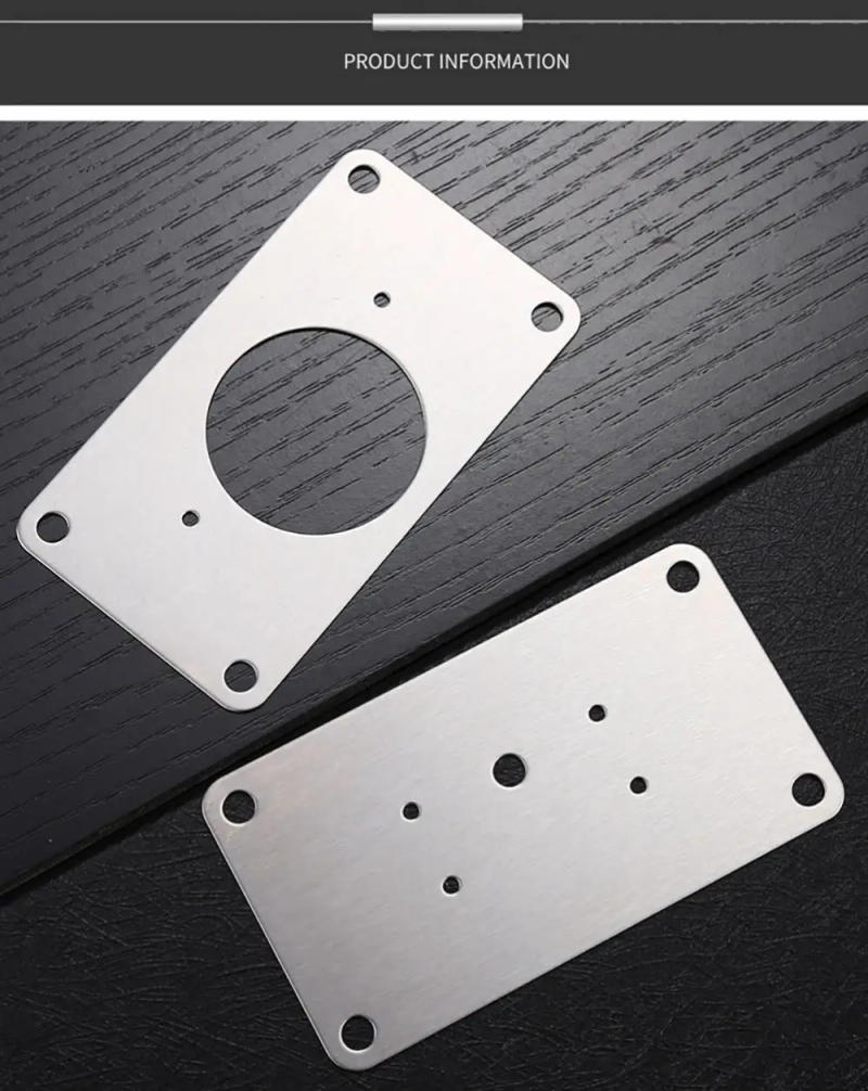 Description Picture 2 of itemCabinet Hinge Repair Plate Kit Kitchen Cupboard Door Hinge Mounting Plate With Holes For Cabinet Furniture Hardware Accessories