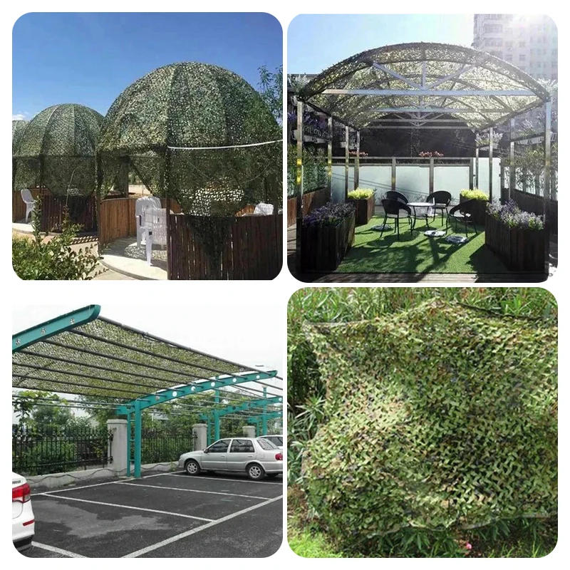 Description Picture 5 of itemCamouflage Net Bulk Roll Sunshade Camping Sun Shelter Camo Netting for Car Tent Awning Blind Hunting Party Home Decorations