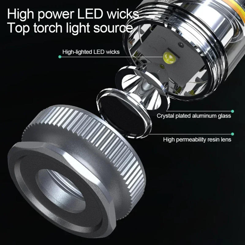 Description Picture 4 of itemOutdoor Portable Rechargeable Retro Flashlight Lampe De Camping Mini Emergency Multifunctional Lantern Lighting Camping Lamps