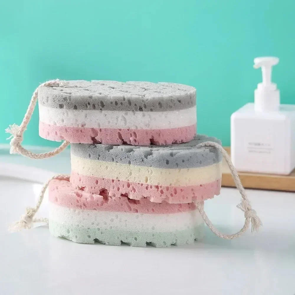 Description Picture 2 of item1pc Soft Sponge Body Scrubber Bath Exfoliating Scrub Sponge Shower Brush Body Wash Skin Care Remover Exfoliator Sponge Massager