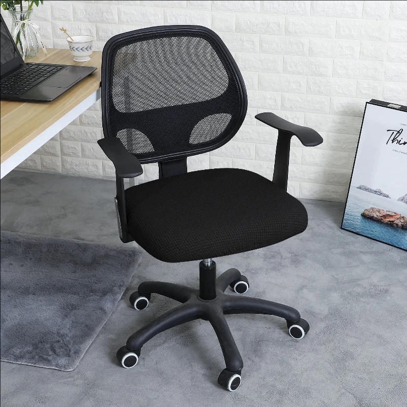 Description Picture 5 of itemSpandex Seat Covers for Office Chair, Computer Chair Slipcover, Armchair Protector, Seat Cover, Elastic Office Chair Cover
