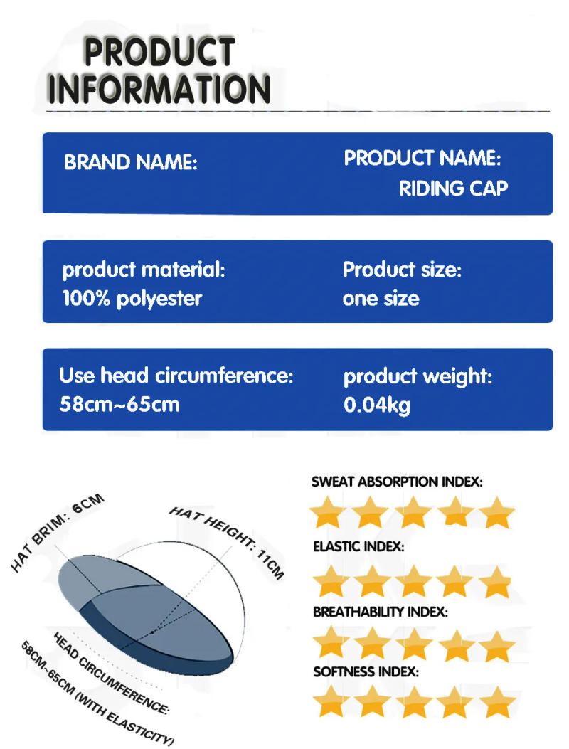 Description Picture 5 of itemBoteyle Polyester Black Series Cycling Caps Quick Dry Moisture Wicking Men And Women Wear Road Bike Hats Sports Balaclava