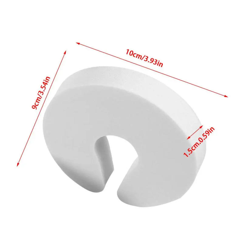 Description Picture 6 of itemFinger Pinch Guard Protectors Stopper Guard Pinch Door Soft Child Safety Door Finger Pinch Guard Hinge Protector For Cabinet