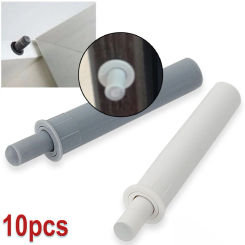 Buffers Dampers Buffer Catch Drawer Damper Gray System Damper White ABS Plastic Cabinet Door Stop Cupboard Push To Open