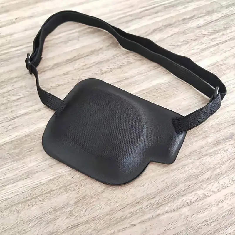 Description Picture 3 of item1PCS Black Single Eye Patch Adjustable 3D Foam Groove Breathable Eyeshades For Lazy Eyes Medical Use Concave Eye Patch