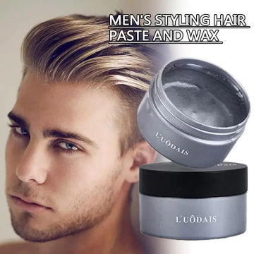 Professional Hair Wax Pomade Long-lasting Hair Gel For Men Fluffy Hair Pomade Wax Keep Hair Oil Barbershop Tools C7u3