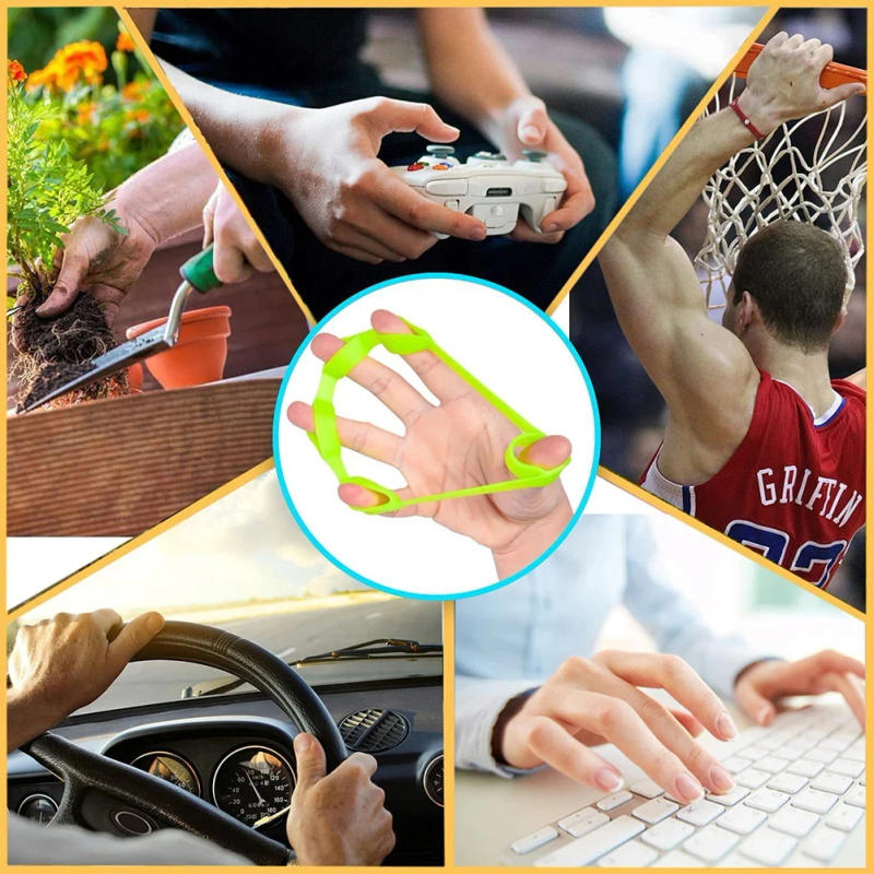 Description Picture 3 of item1Pcs 5 Pinch Carpal Expanders Exerciser Wrist Stretcher Finger Gripper Expander Strength Trainer Exercise Silicone Hand