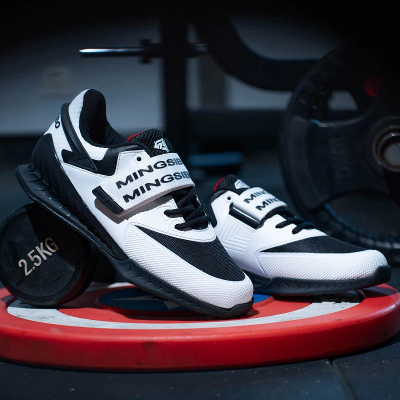 Description Picture 6 of itemMen Weightlifting Shoes Comfortable Weightlifting Shoes Male Footwears Professional Sneaker for Gym