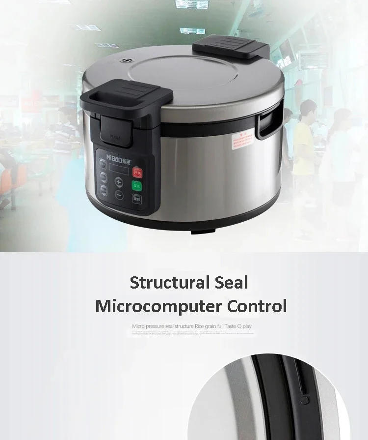 Description Picture 5 of itemCommercial Multi-functional Rice Cooker Intelligent Microcomputer Rice Cooking Machine Timing Electric Cooker Large Capacity 18L