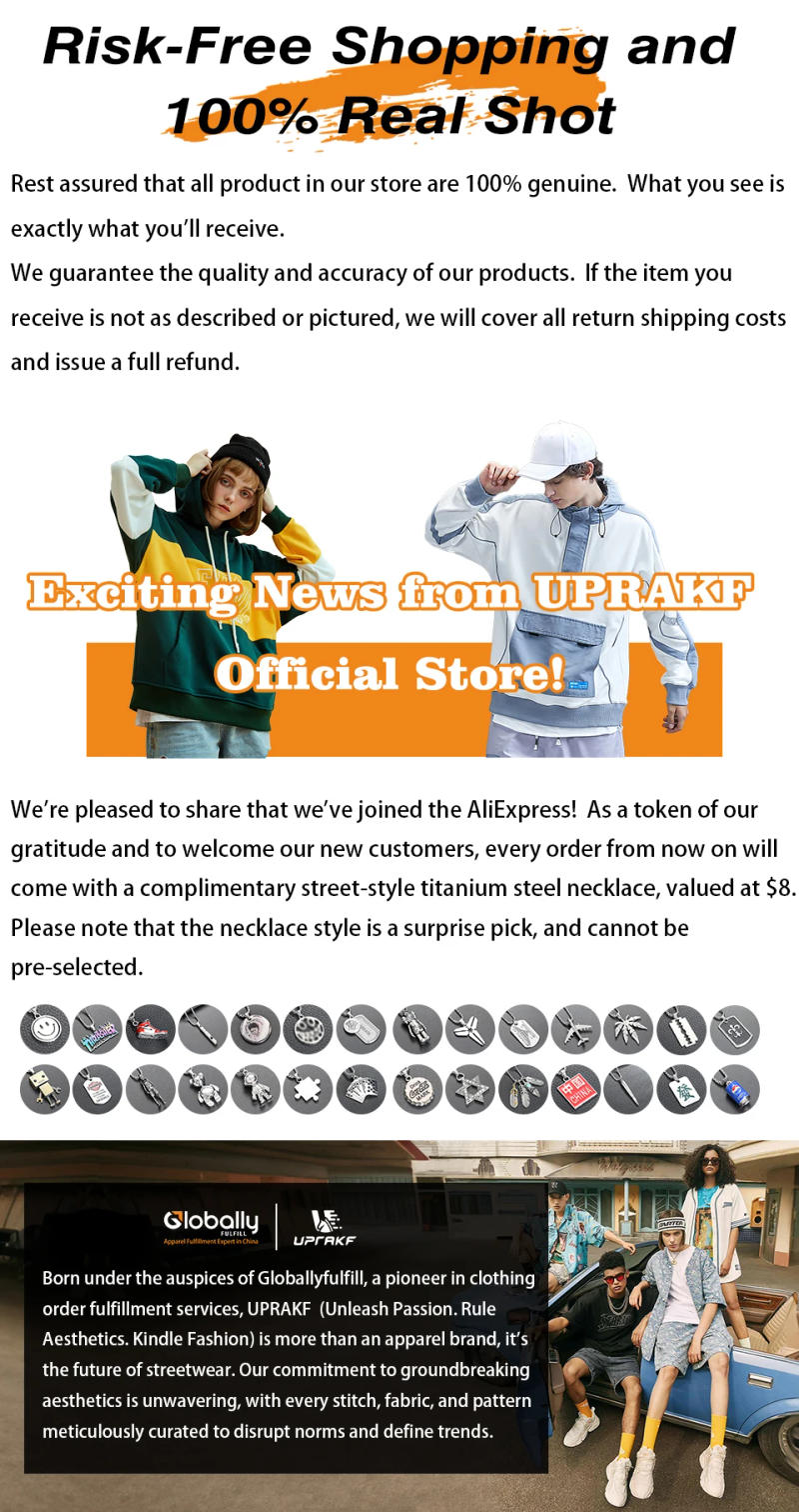 Description Picture 2 of itemUPRAKF V-Neck Knit Sweater Loose Pullover Winter Tops Autumn Fashion Streetwear Long Sleeve Solid Color