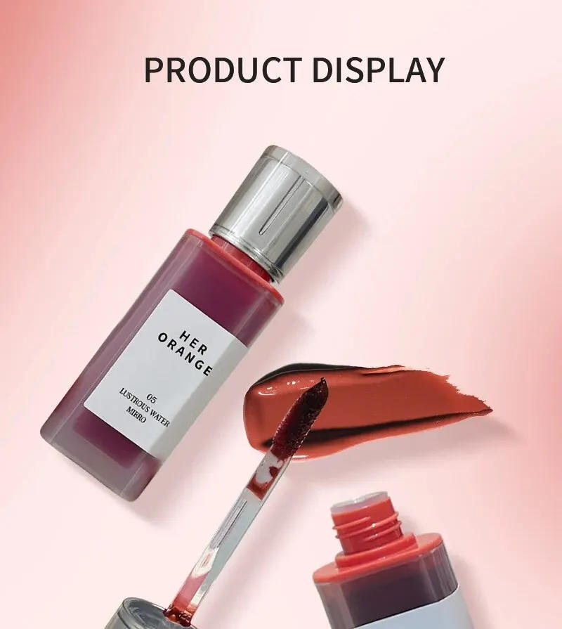 Description Picture 3 of itemHERORANGEYingrun YueguangLip Gloss Non-stick Cup Lipstick Long-lasting Waterproof Lipstick Matte Lip Glaze Affordable Lipstick