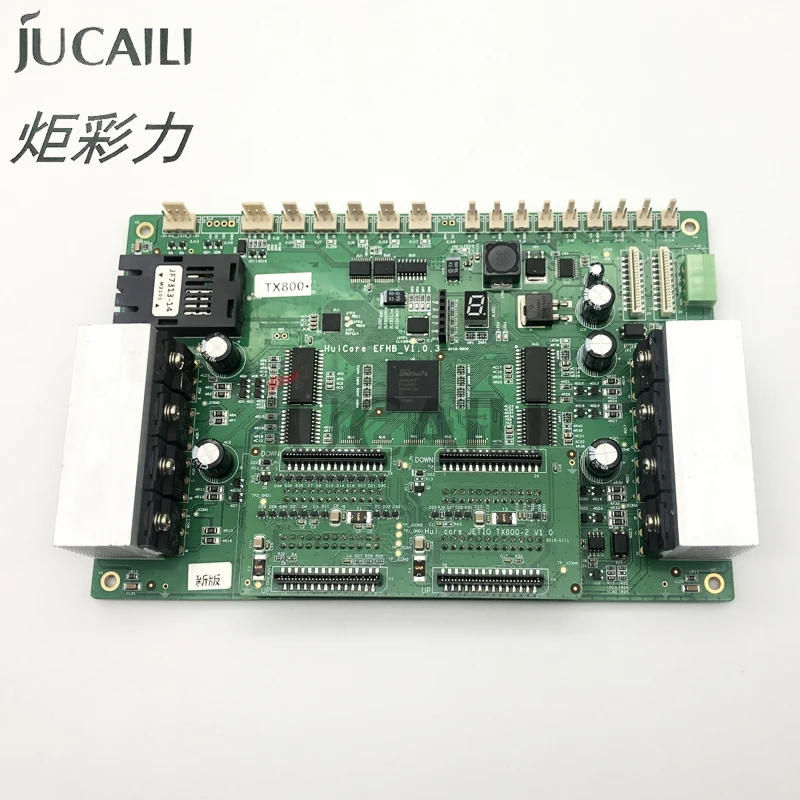 Description Picture 2 of itemJucaili large format printer Huicore TX800 double head carriage board optical fiber Version for Epson tx800 head board