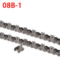 Single Side Straight Plate Roller Chain with Single Hole, Conveyor, Drive Transmission Chain, 1.5 m, 08B-1, 1Pc