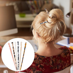 6 Pcs Decor Hairpin Sticks Daily Headwear Headgear Simple Elegant Clasp Updo Hairpins Vintage Chinese Style