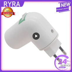 Universal E27 LED Light Socket To EU Plug Holder Adapter Converter /OFF 360 Degrees Rotation Screw Lamp Holder Base Converter