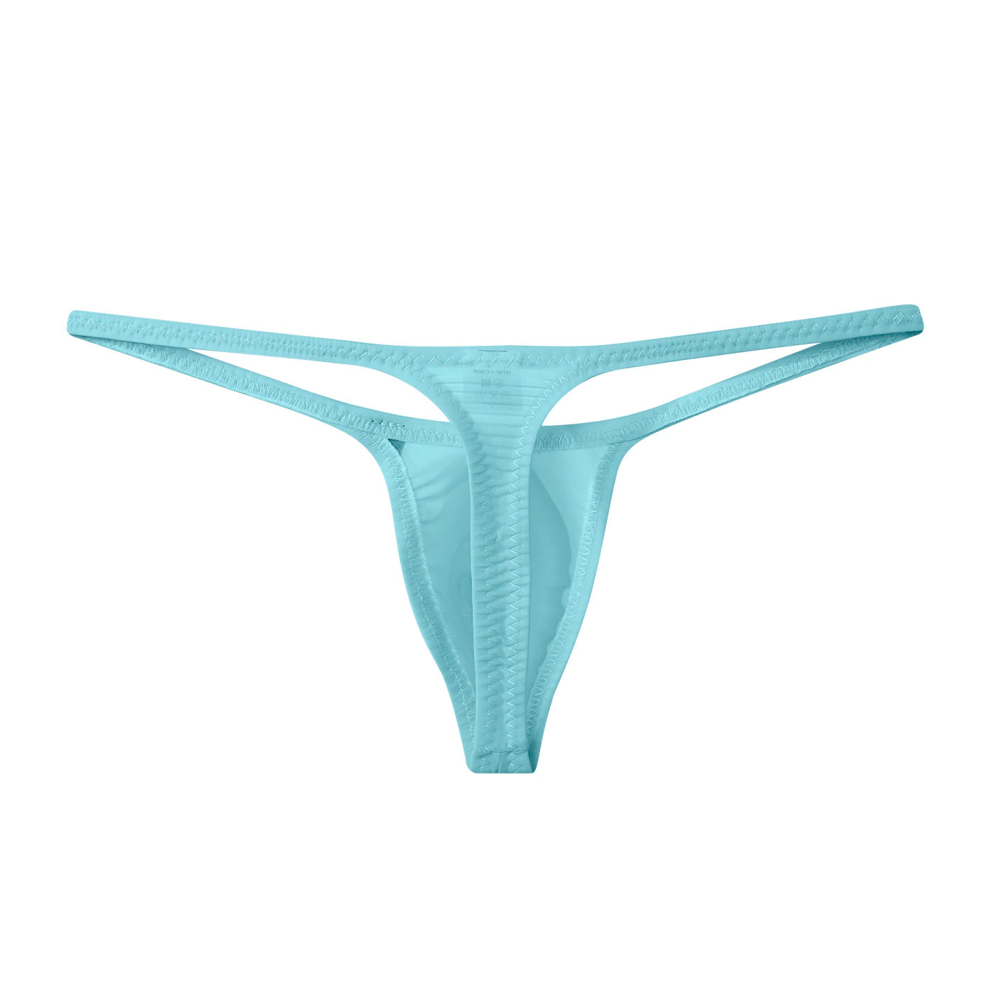 Description Picture 4 of itemMen's G-string Ultrathin Silky Sexy Thongs Comfortable Bulge Pouch Underwear Low Rise Tight Small Underpants Stretch T-pants