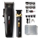 BiLLPRO Barber 2PC SET Professional Hair Clipper Gradient High Power Oil Head 7500RPM High Speed Hair Cutting Machine Trimmer