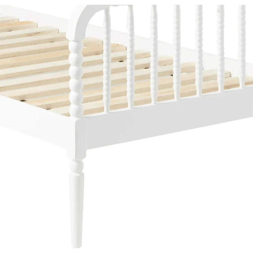 Description Picture 5 of itemJones Country Farmhouse Wood Jenny Lind Bobbin  Open Frame Fully Slatted Platform Bed Frame