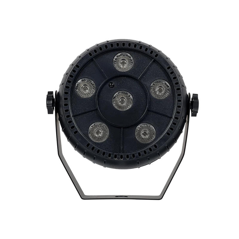 Description Picture 6 of item10 Pcs / 6x3W RGB Full Color Battery Flat Par Light Disco Party Holiday Christmas Wedding Birthday Rechargeable Stage Light