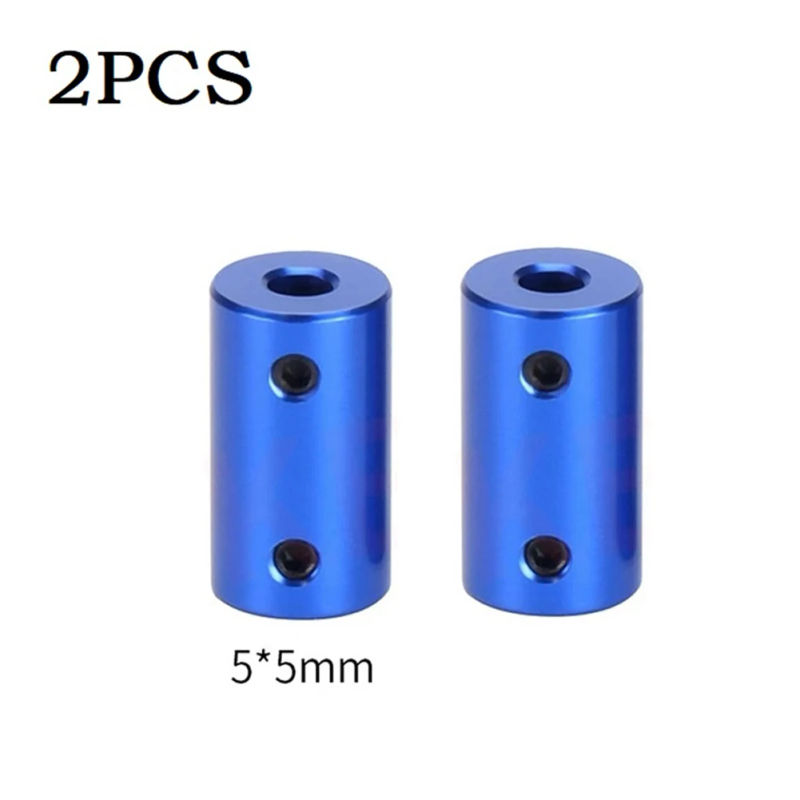 Description Picture 4 of item2PCS Flexible Shaft Coupler Aluminum Alloy Coupling Bore For 3D-printers Motor Couplings Ship Models Aircraft Models Power Tools