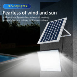 100/200/300W Outdoor Solar Light Strong Light Wall Lamp With Remote Control Waterproof Outdoor Light Garage Garden Entrance