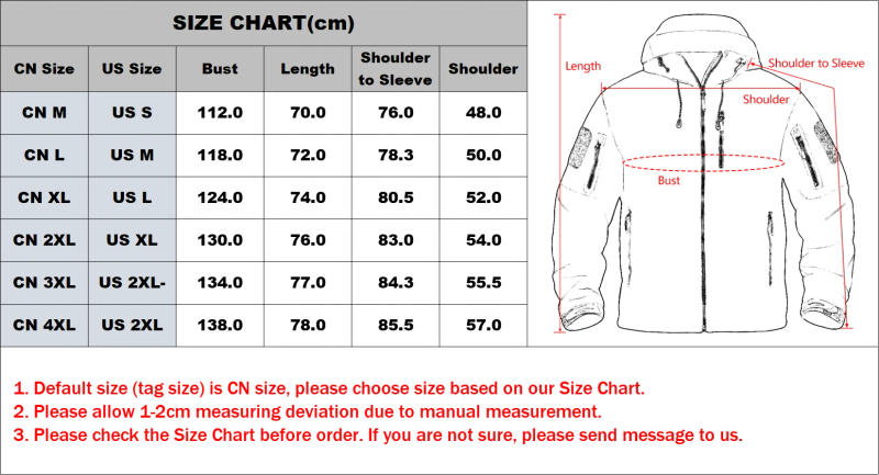 Description Picture 4 of itemKEFITEVD Winter Fleece Jacket Men's Full Zip Hood Camping Hiking Warm Jackets Hiking Workwear Winter Jacket Outwear Windbreaker