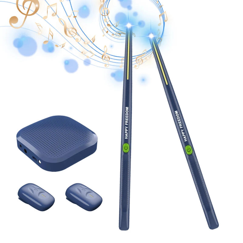 Description Picture 4 of itemSomatosensory Virtual Drum Kit Electronic Air Drumsticks Musical Instrument Smart Wireless Virtual Reality Drum Stick Pedals Kit