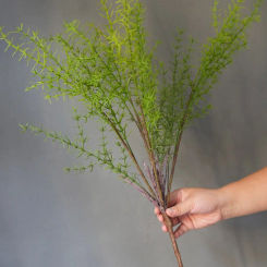 1PC,Artificial Fern Twig Plant Artificial Greens Plastic Vine Fake Ivy for Decoration Home Living Room Artificial Greenery