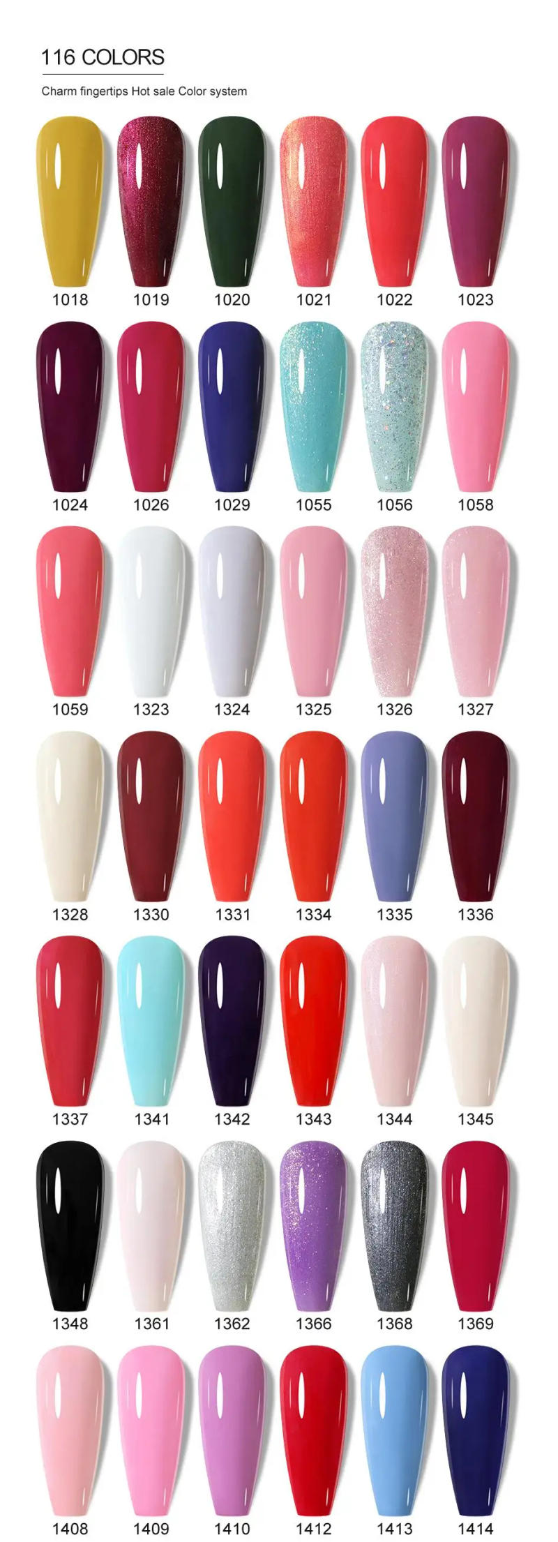 Description Picture 5 of itemClou Beaute 15ml Nail Gel Polish Base Top Coat Vernis Semi Permanent UV Lakiery Hybrydowe Glitter Gel Polish Nails Art Gel Glue