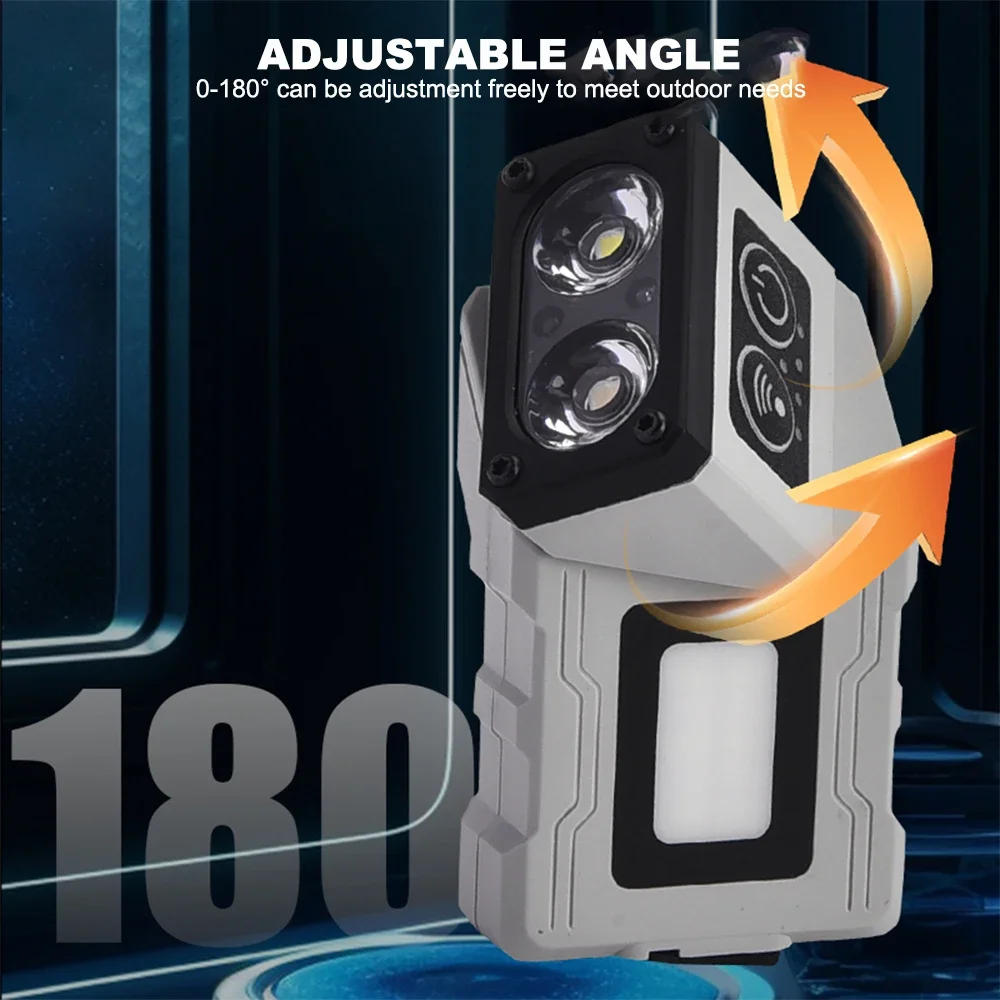 Description Picture 3 of itemMini Induction Flashlight Outdoor Camping USB Rechargeable Built in battery Lamp Lightweight Magnetic Waterproof Work Torch