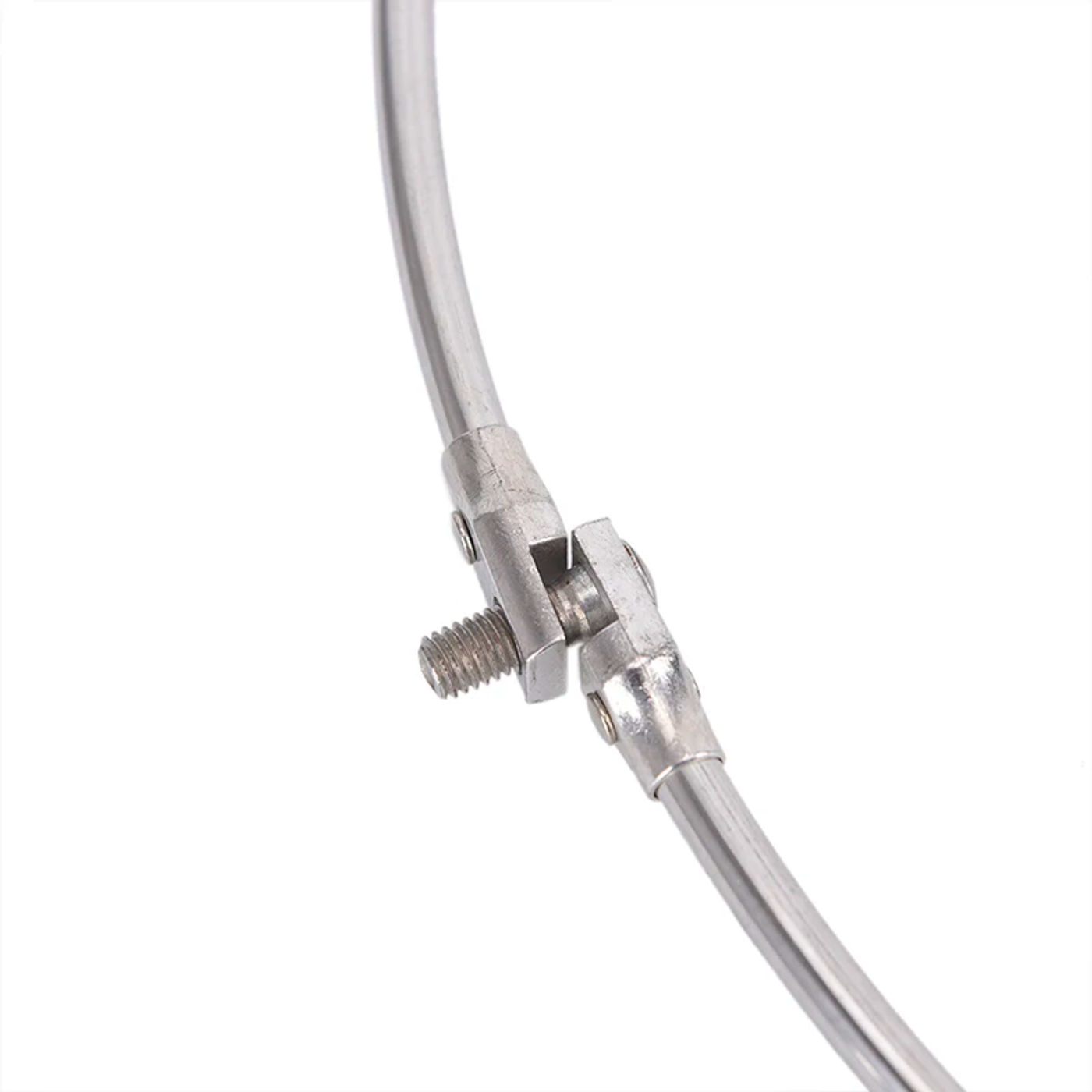 Description Picture 6 of itemStainless Steel Fishing Folding Net Brail Head Round Dipnet Tackle Accessory